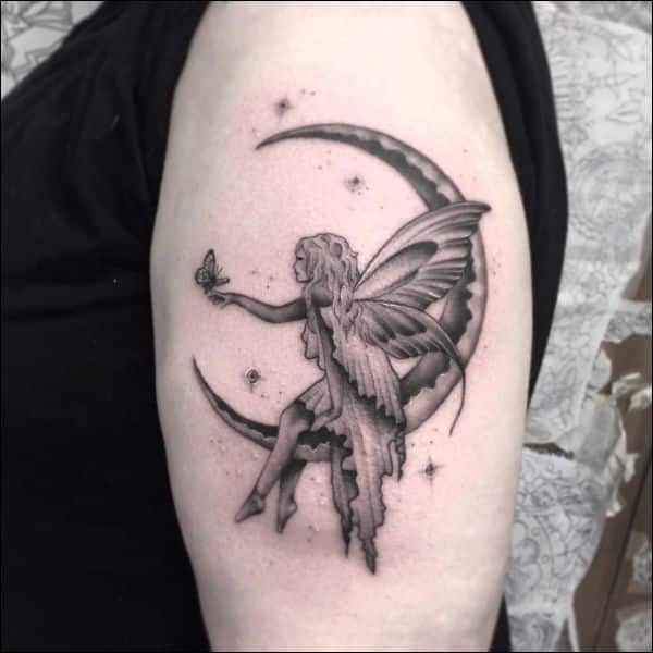 fairy tattoo on arm