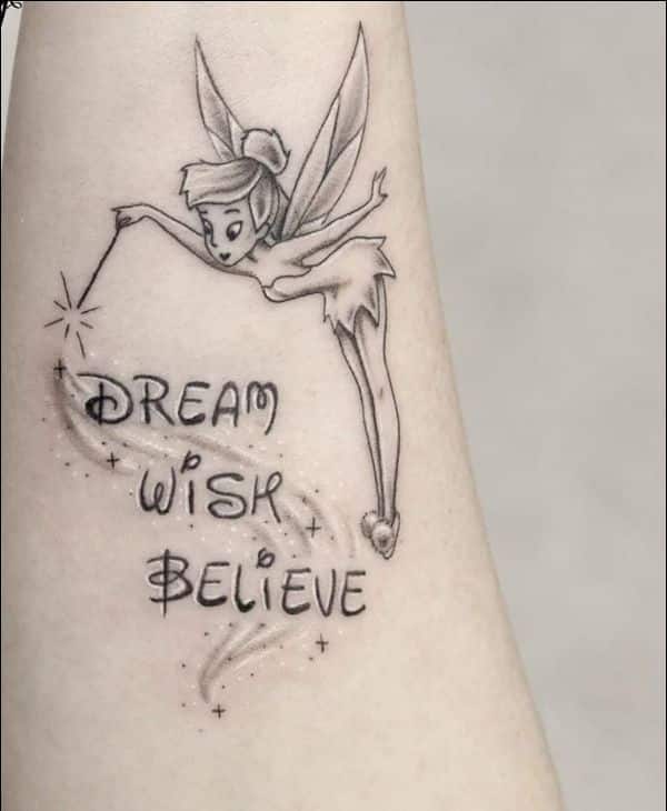 fairy tattoos on forearm