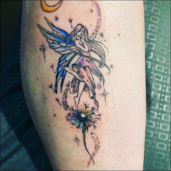 fairy tattoos on arm