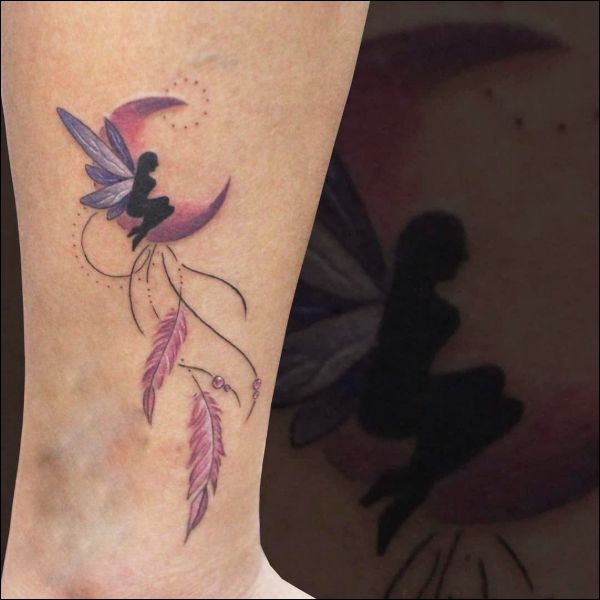 fairy tattoos on ankle