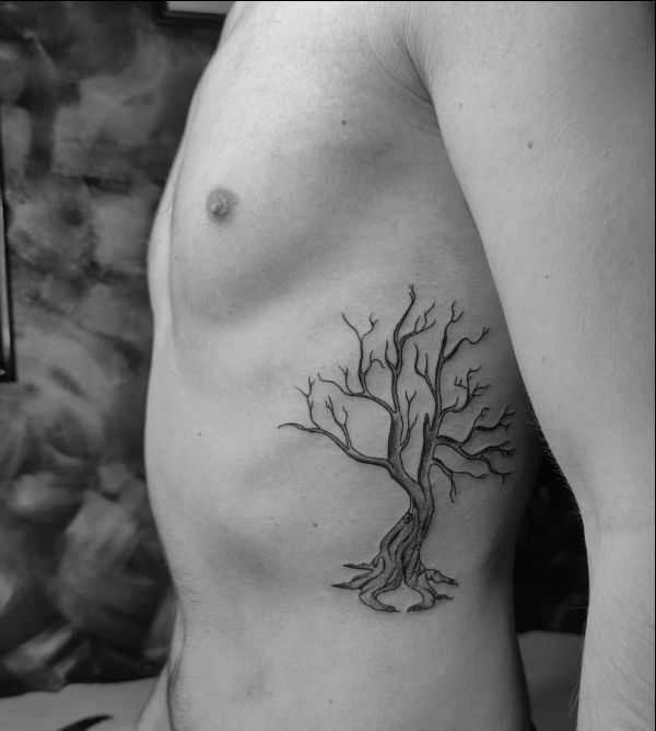 ribs tattoos tree