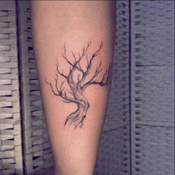 small tree tattoos