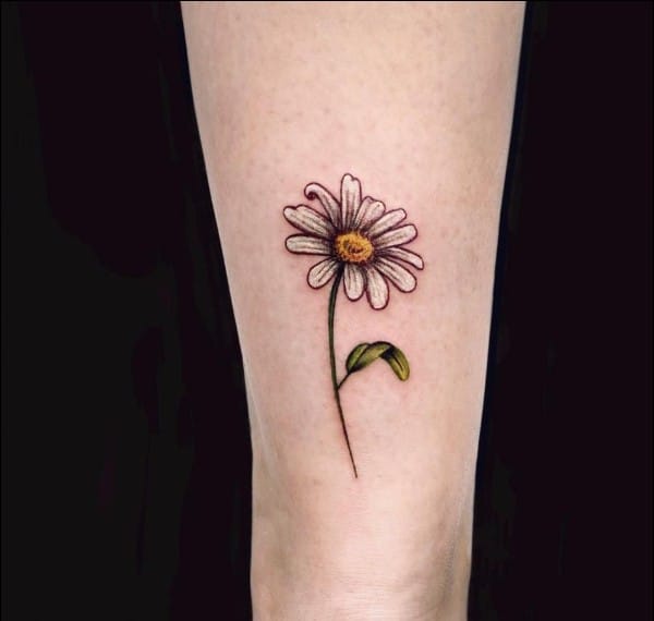 daisy flower tattoos