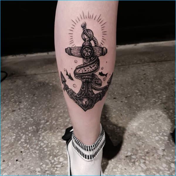cute anchor tattoos with quotes