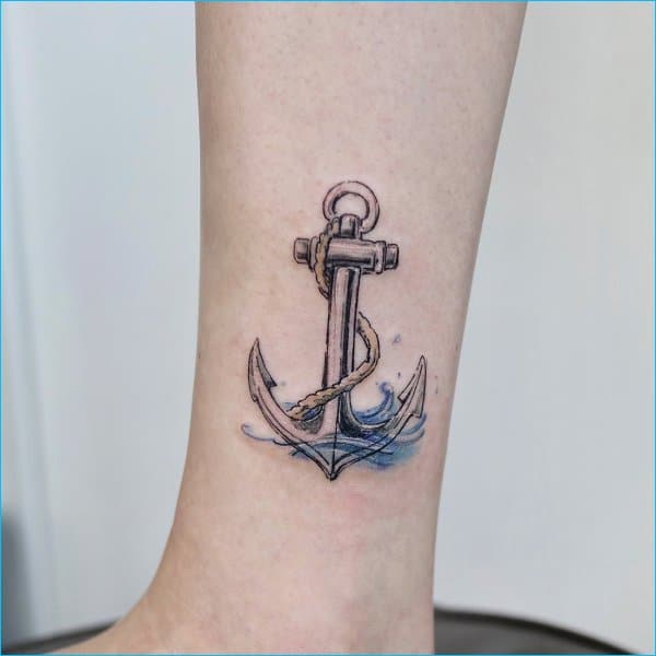 anchor tattoos for women