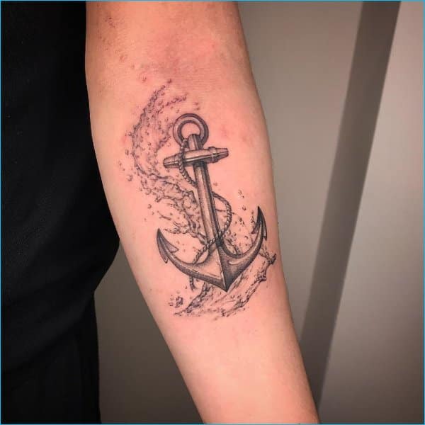 anchor tattoos for best friends
