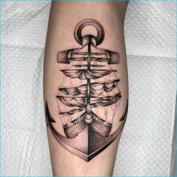 anchor tattoo symbolize