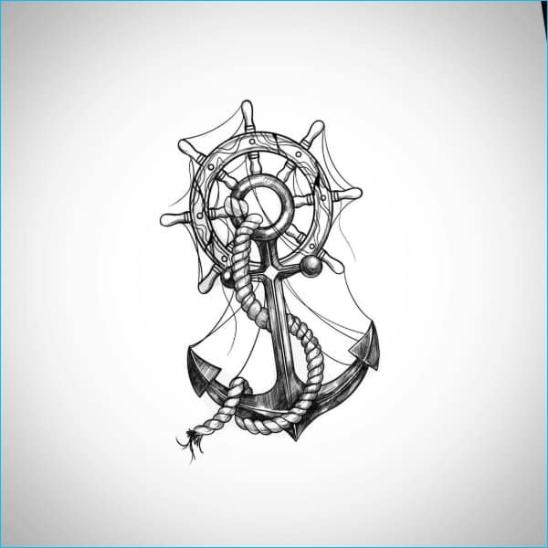 anchor tattoo drawing ideas