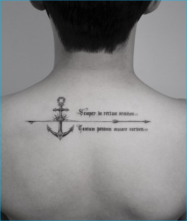 anchor quote tattoos