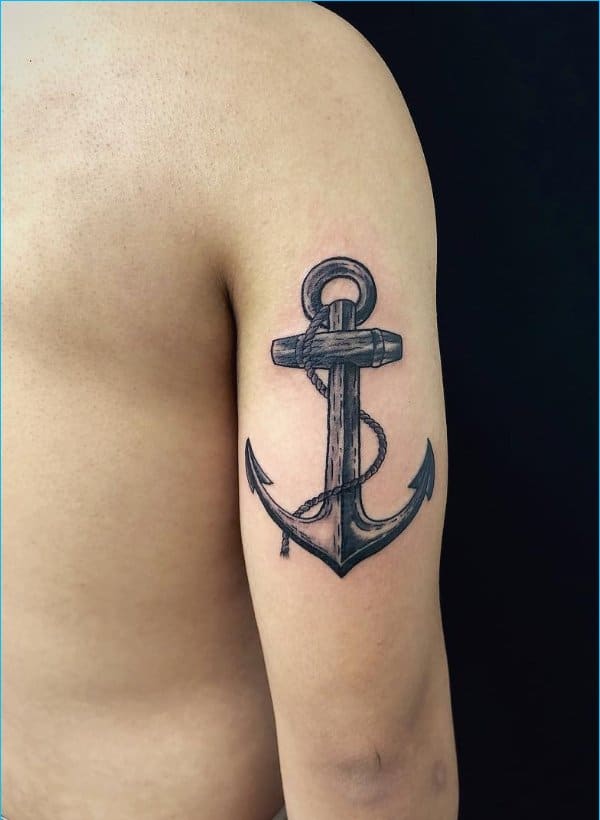 traditional anchor tattoos