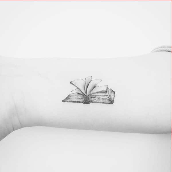 small book tattoos