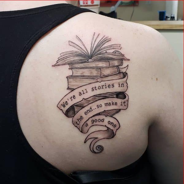 book tattoos pinterest