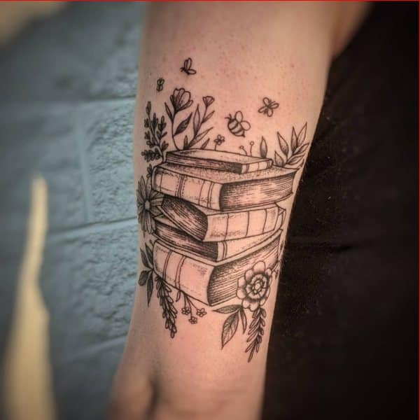 40 amazing book tattoos for literary lovers