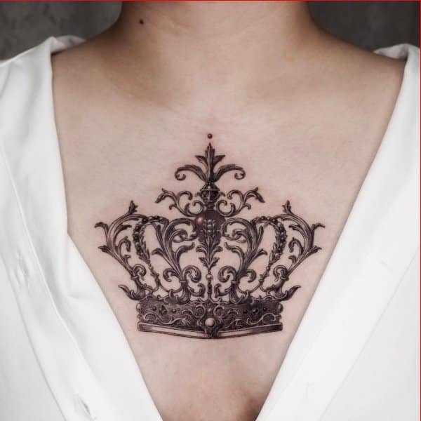 crown tattoo designs for ladies