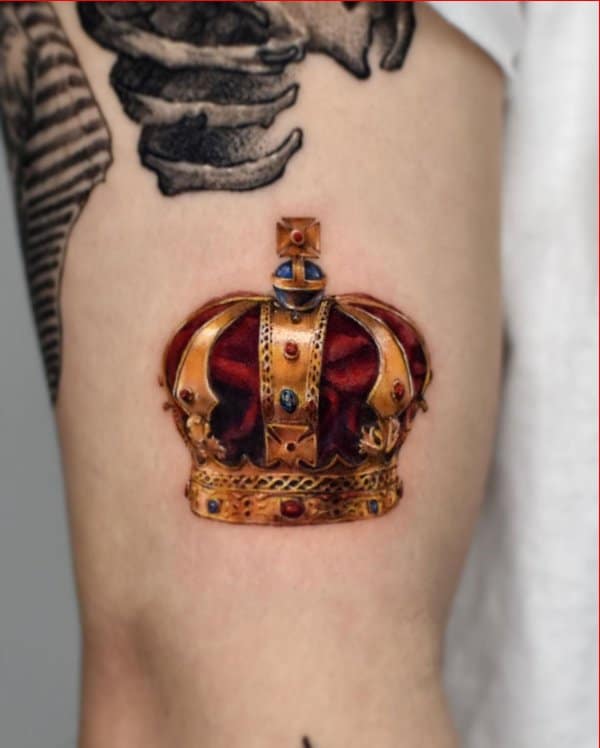crown tattoos and designs