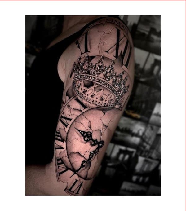 Waterproof Temporary Tattoo Stickers Skull Lion Crown Tatto Tiger Wolf  Cross Animal Women Men Arm Body Art Fake Sleeve Tattoos  AliExpress