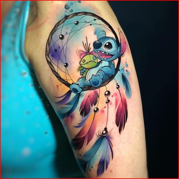 dreamcatcher tattoos with birds