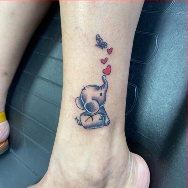 cute elephant tattoos
