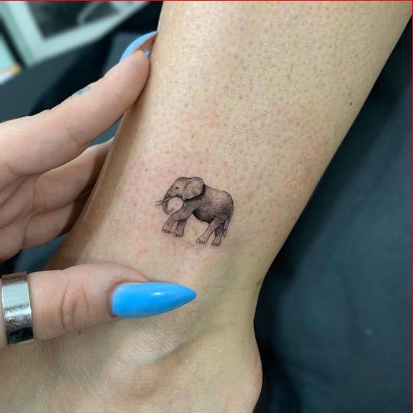 elephant tattoos small
