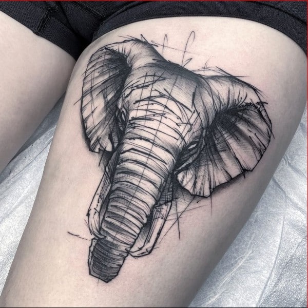 elephant tattoos for sisters