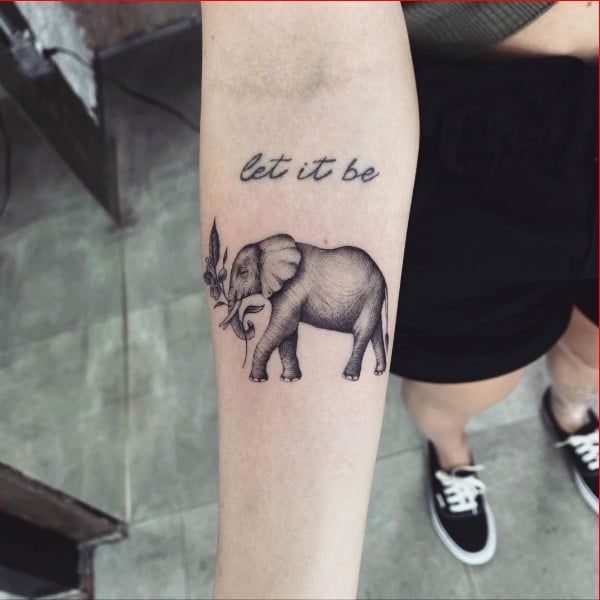 elephant tattoos for guys
