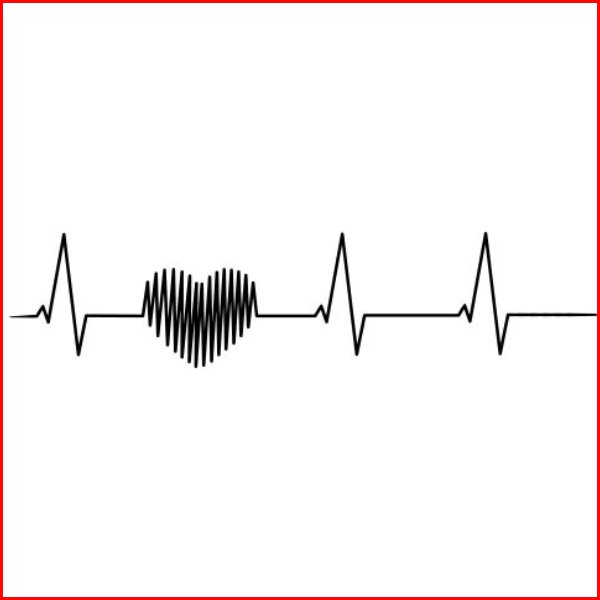 unique heartbeat tattoos