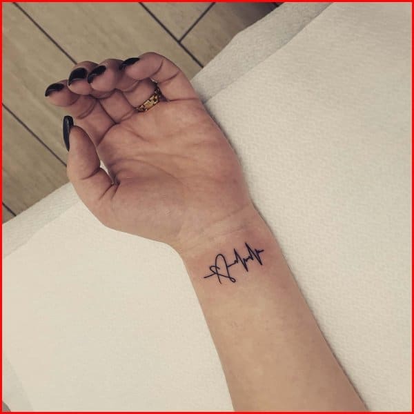 45+ Best Heartbeat Tattoos That Will Instantly Make You Fall in Love