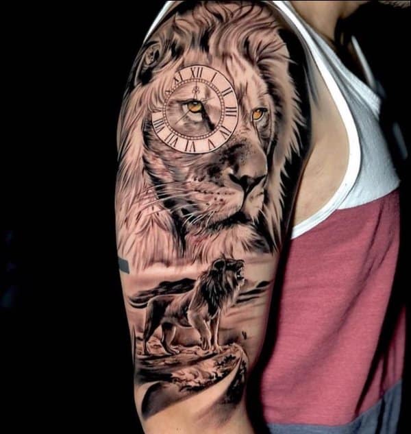 Lion Tattoos - 36+ Unique & Attractive Best Lion Tattoos & Ideas