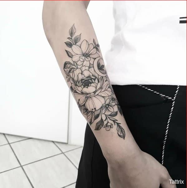 lotus flower tattoo simple