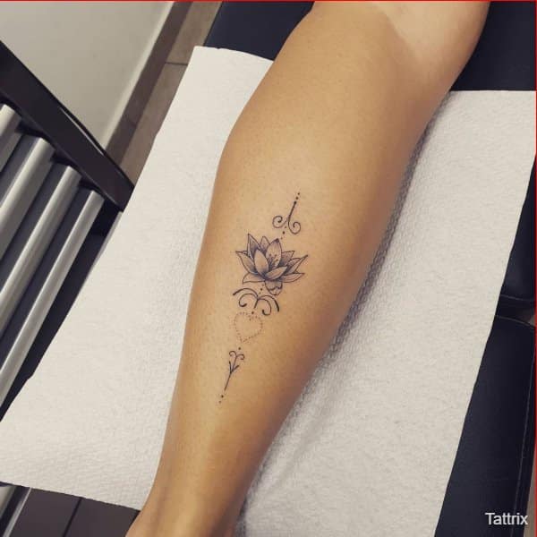 small lotus tattoo designs