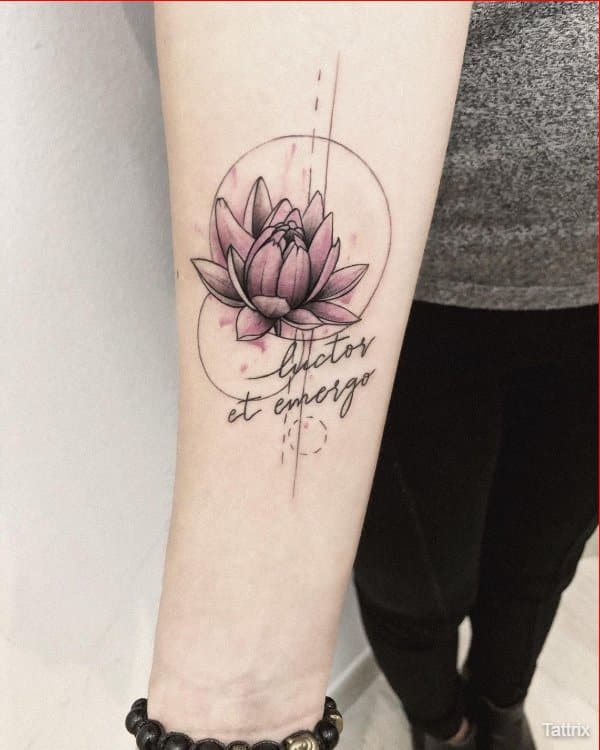 beautiful lotus tattoos with quotes