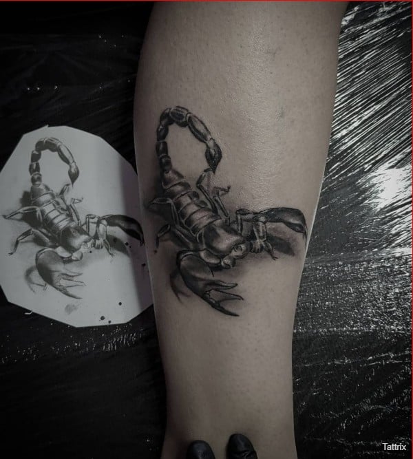 scorpio themed tattoos