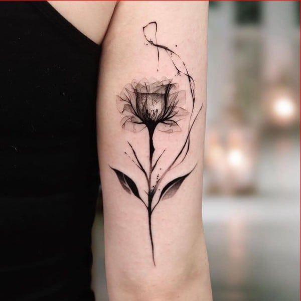 black rose tattoos for women