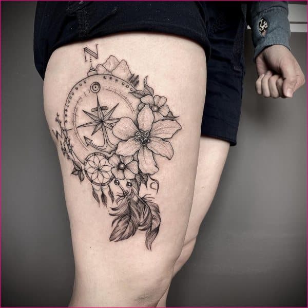 50 thigh tattoos ideas for women  Legitng