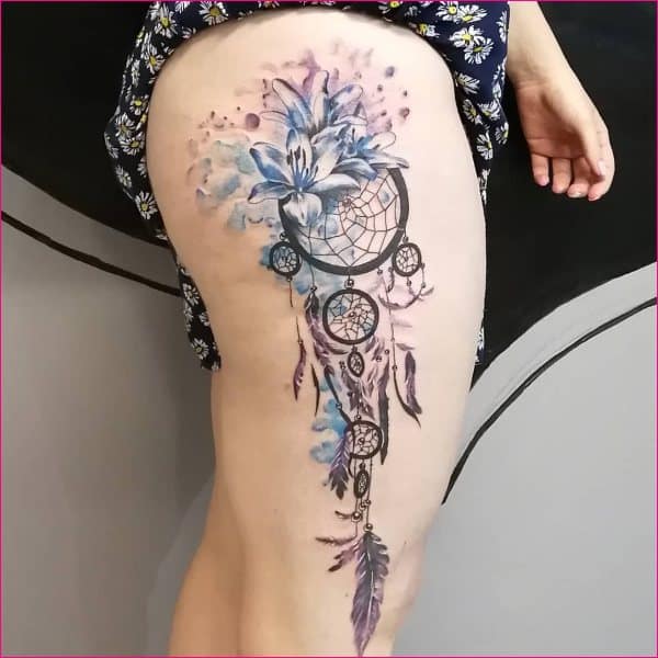 Tattoo uploaded by Kelli Allen • Thigh tattoo. Heart and roses.  #thightattoo #thigh #rose #roses #heart #rosetattoo #hearttattoo  #lockandkey #locket • Tattoodo