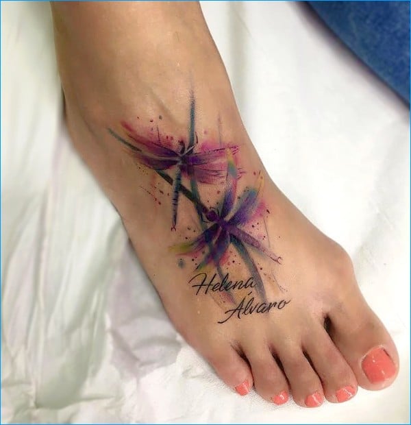 amazing foot tattoos