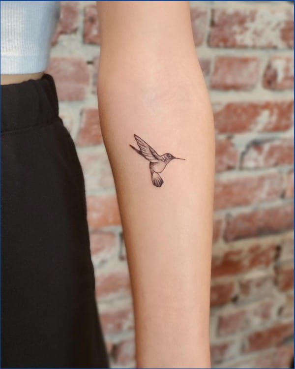 hummingbird tattoos small