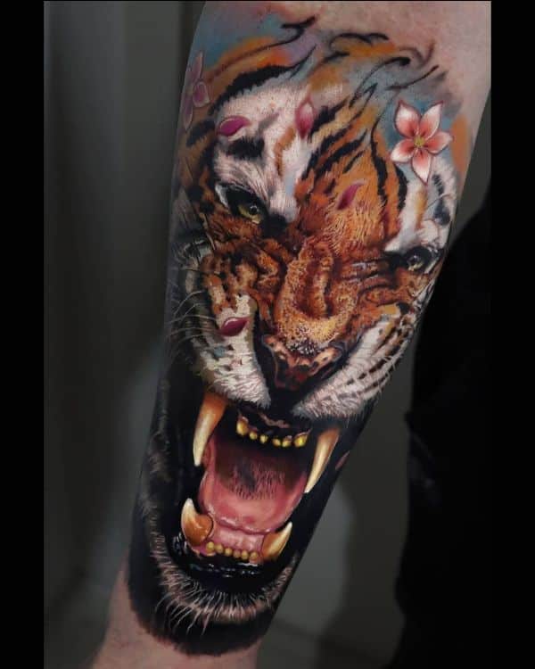 snow tiger tattoos