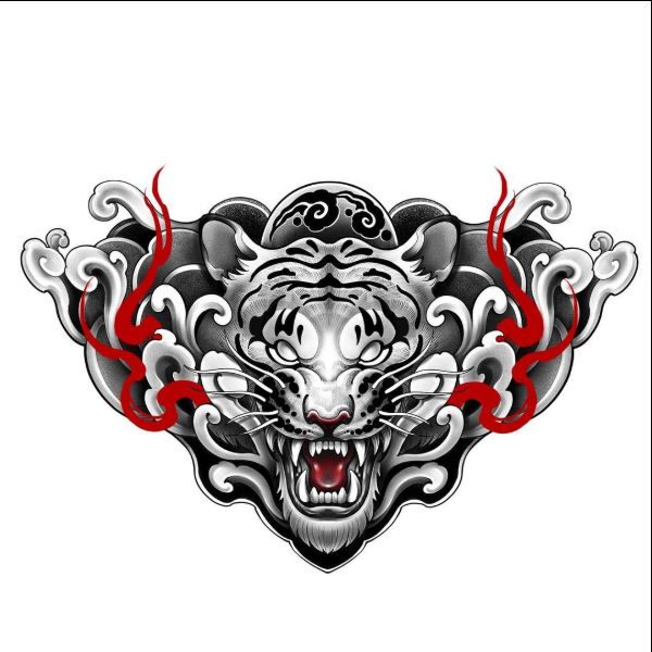 japanese style tiger tattoo designs